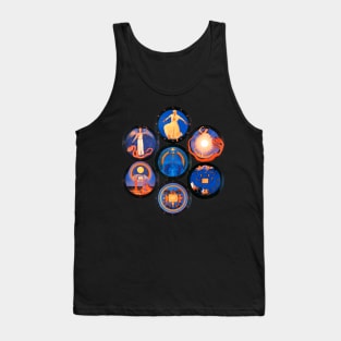 Apocalyptic Seals, magic, occult, esoteric, spiritualism, steiner, theosophy, witchcraft Tank Top